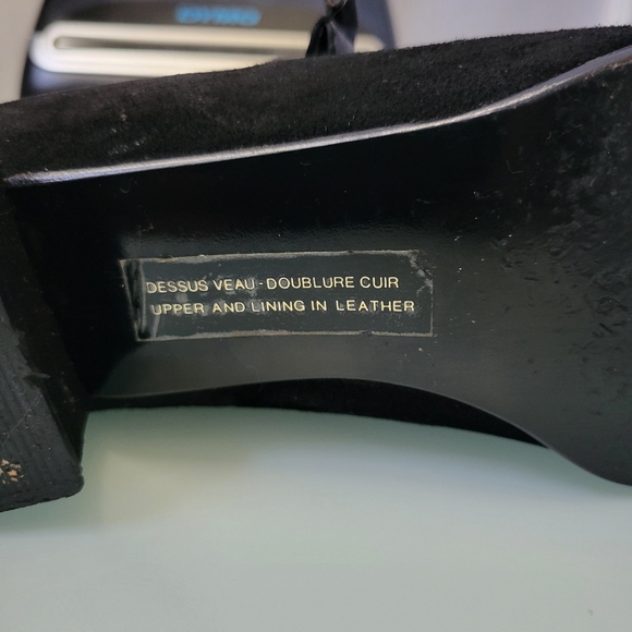 Vintage Black & Cream Victorian Style Lace up Ankle Booties Size US 6.5 - Picture 8 of 9